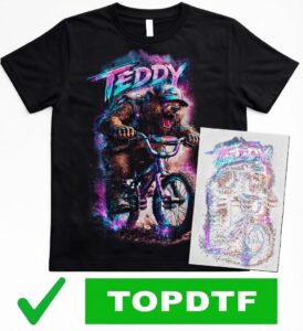 Stampa DTF con effetto serigrafico professionale